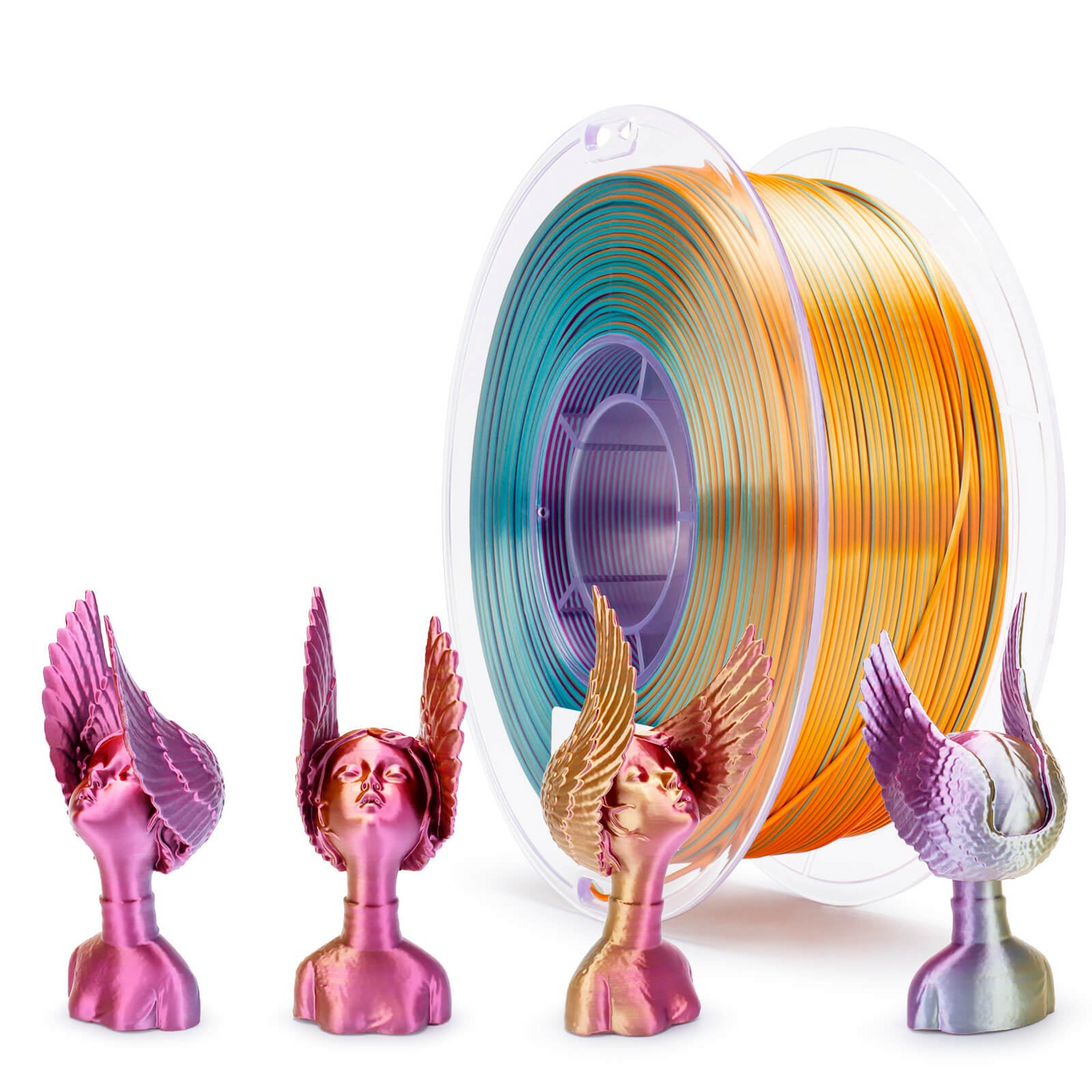 ZIRO Tri-Colour Silk PLA – Metal Blossom (1.75mm, 1kg)