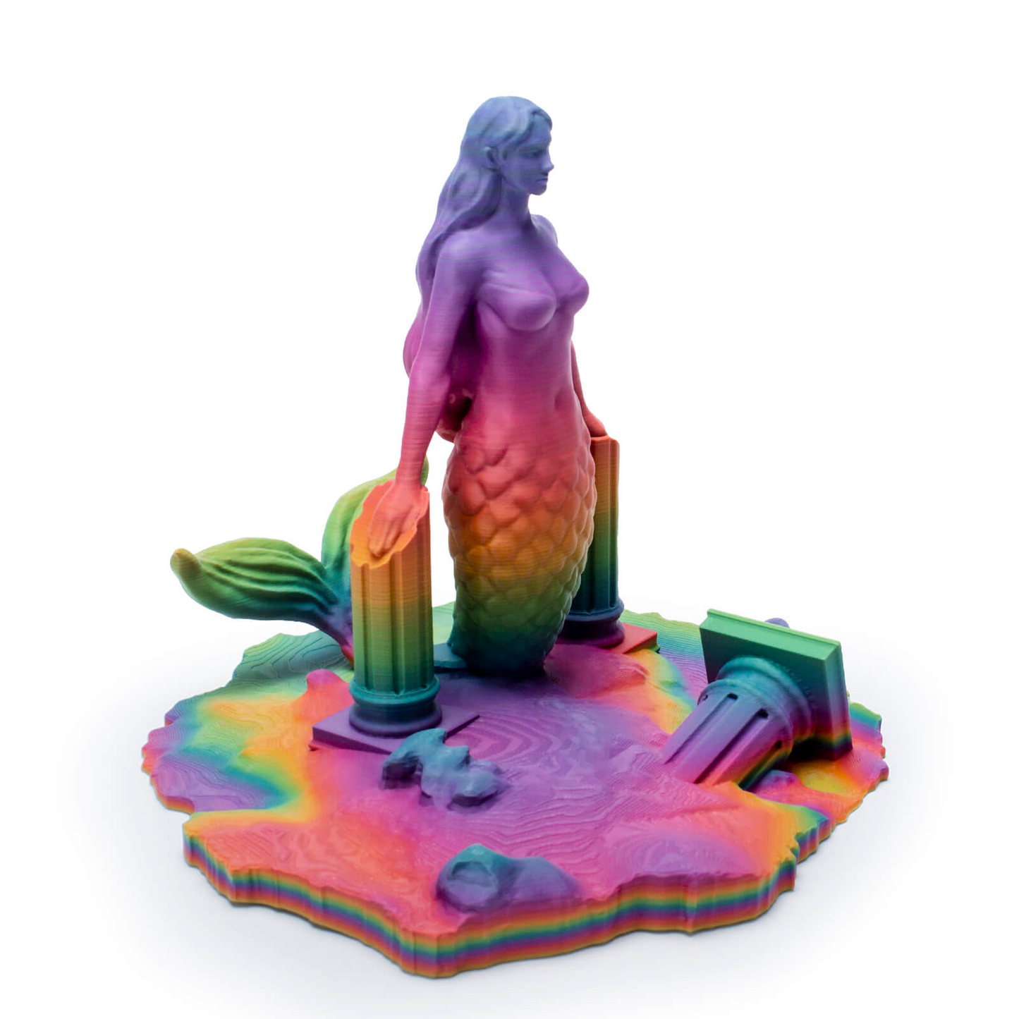 ZIRO Fast Gradient Matte PLA – Rainbow Blaze (1.75mm, 1kg)