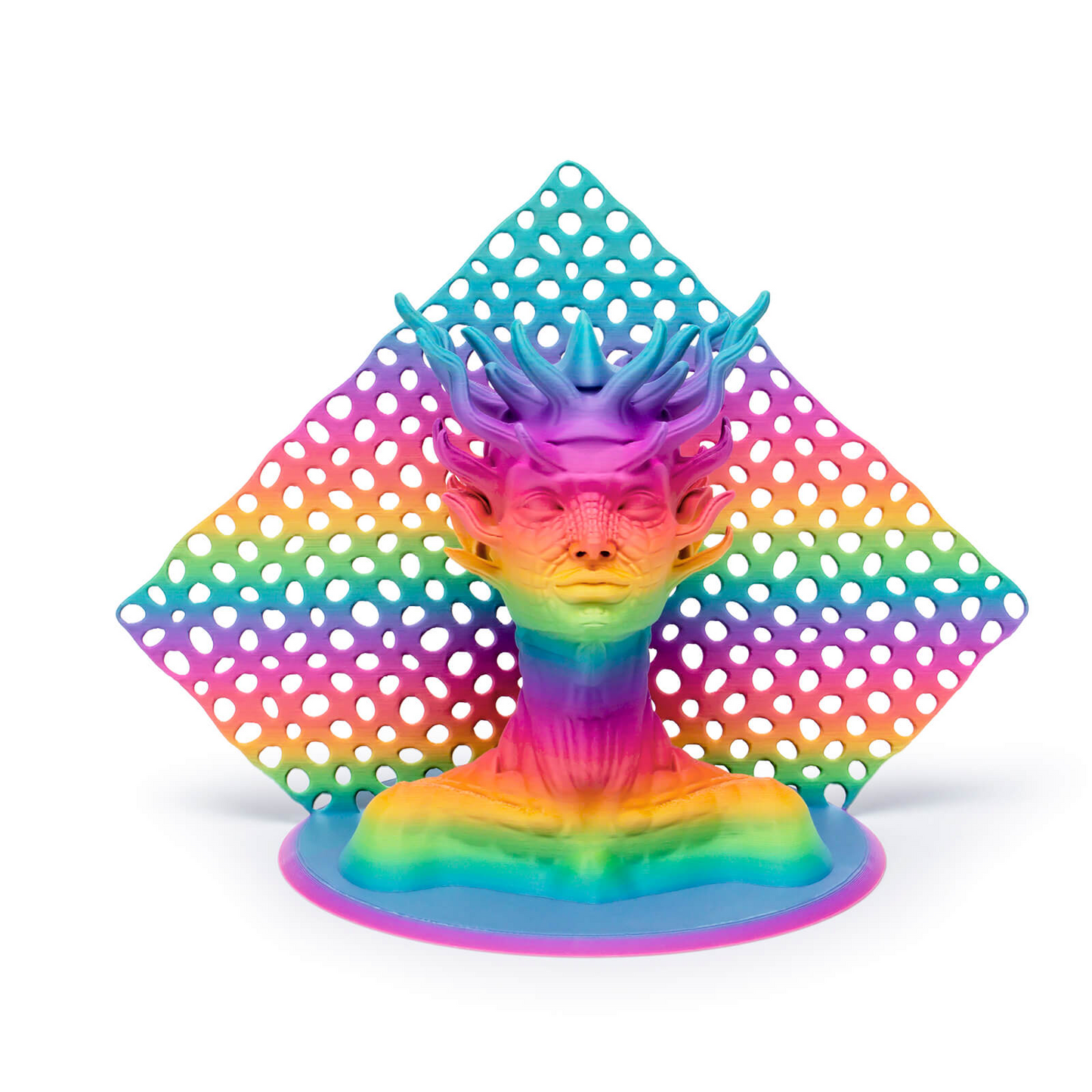 ZIRO Fast Gradient Matte PLA – Rainbow Blaze (1.75mm, 1kg)