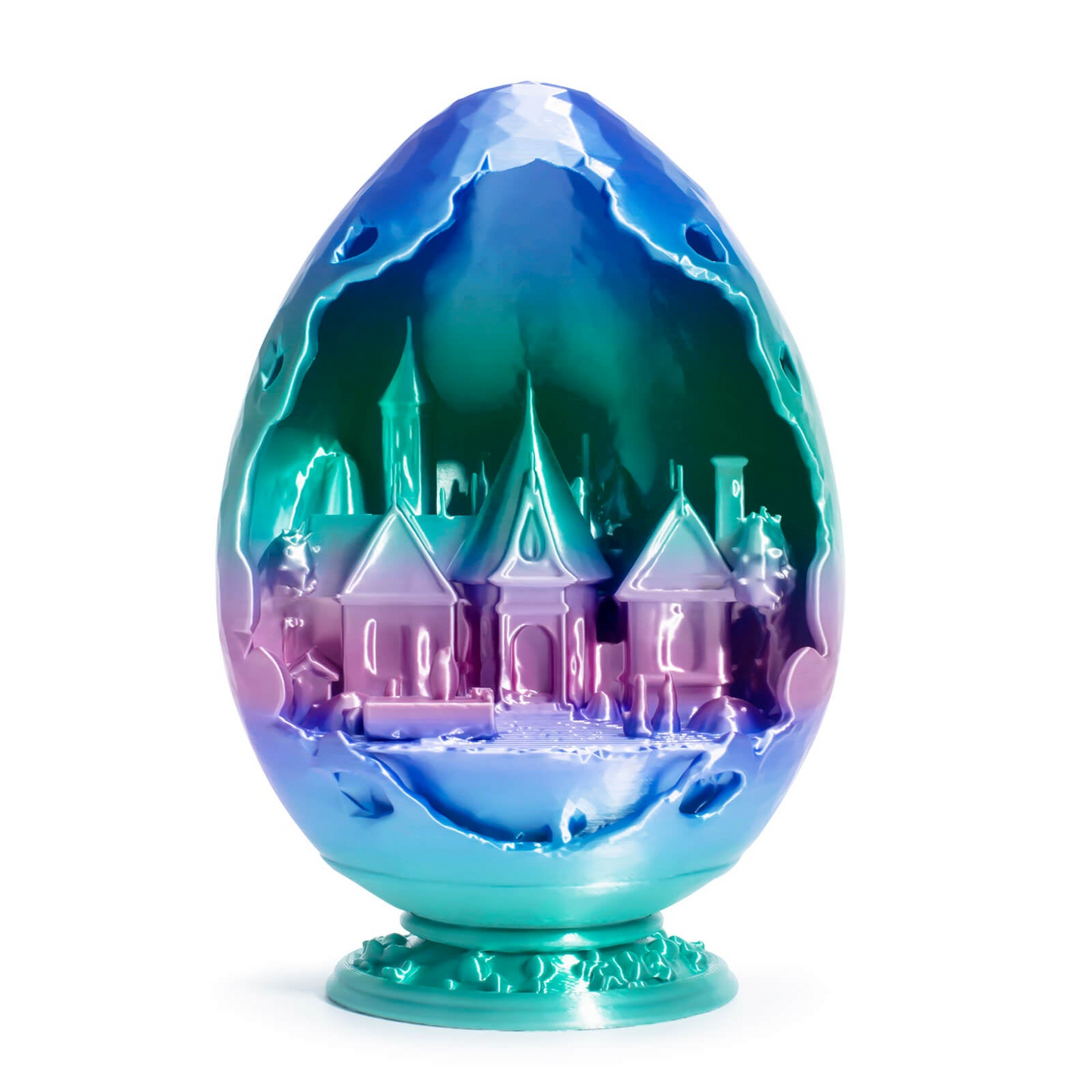 ZIRO Fast Gradient Silk PLA – Aqua Sky (1.75mm, 1kg)