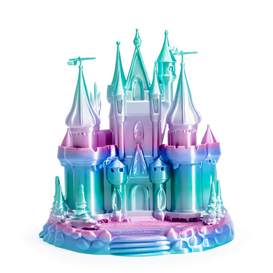 ZIRO Fast Gradient Silk PLA – Aqua Sky (1.75mm, 1kg)