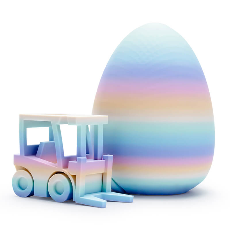 ZIRO Fast Gradient Matte PLA – Pastel Spectrum (1.75mm, 1kg)