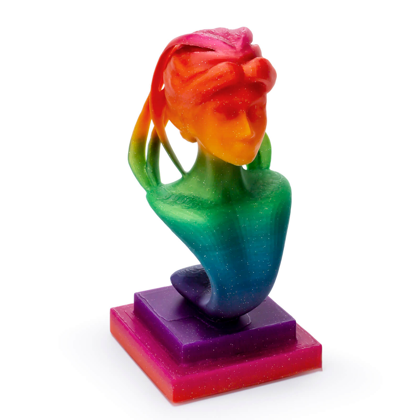 ZIRO Fast Gradient Twinkling Translucent PLA – Chromatic Glitter (1.75mm, 1kg)