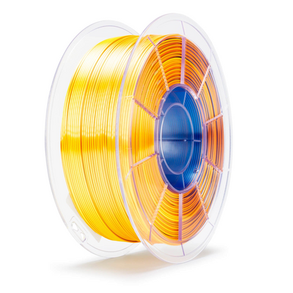 ZIRO Tri-Color Silk PLA Filament – 1.75mm, Citrus Breeze, 1kg