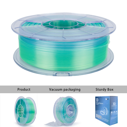 ZIRO Gradient Translucent PLA – Summer (1.75mm, 1kg)