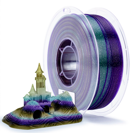 ZIRO Fast Gradient Twinkling Translucent PLA – Luxury Nightfall (1.75mm, 1kg)