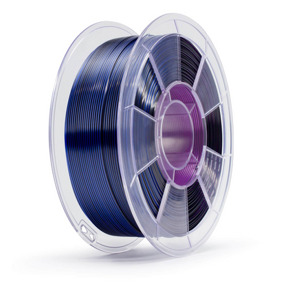 ZIRO Tri-Color Silk PLA Filament - 1.75mm, Indigo Satin, 1kg