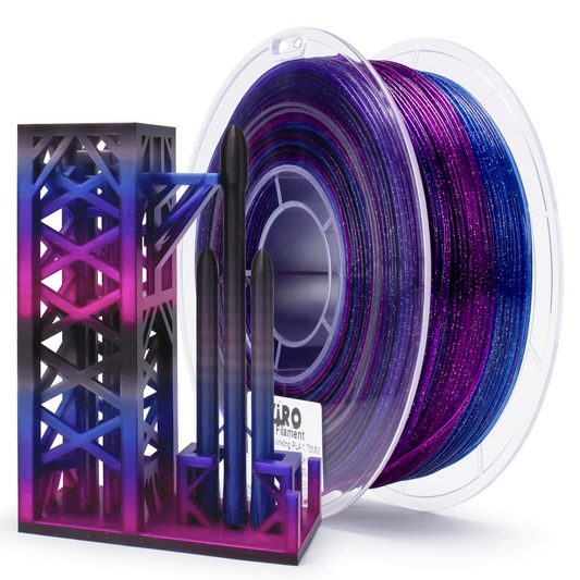 ZIRO Fast Gradient Twinkling Translucent PLA – Galaxy (1.75mm, 1kg)