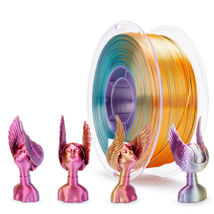 ZIRO Tri-Colour Silk PLA – Metal Blossom (1.75mm, 1kg)