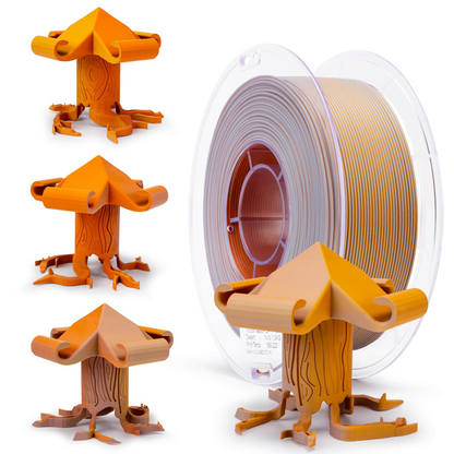 ZIRO Tri-Color Matte PLA Filament – 1.75mm, Desert, 1kg