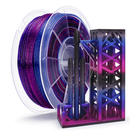 ZIRO Fast Gradient Twinkling Translucent PLA – Galaxy (1.75mm, 1kg)