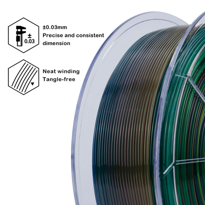 ZIRO Gradient Translucent PLA – Spring (1.75mm, 1kg)