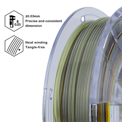 ZIRO Gradient Translucent PLA – Autumn (1.75mm, 1kg)