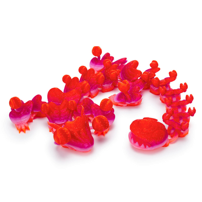 ZIRO Fast Gradient Twinkling Translucent PLA – Rose (1.75mm, 1kg)