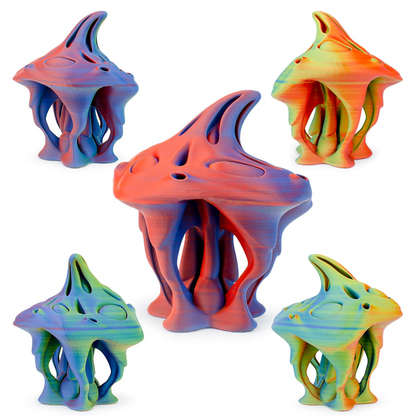 ZIRO Tri-Color Matte PLA Filament – 1.75mm, Neon, 1kg