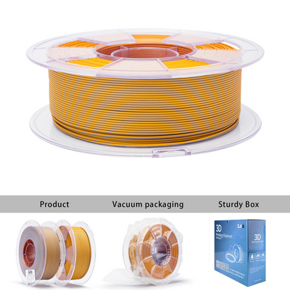 ZIRO Tri-Color Matte PLA Filament – 1.75mm, Desert, 1kg