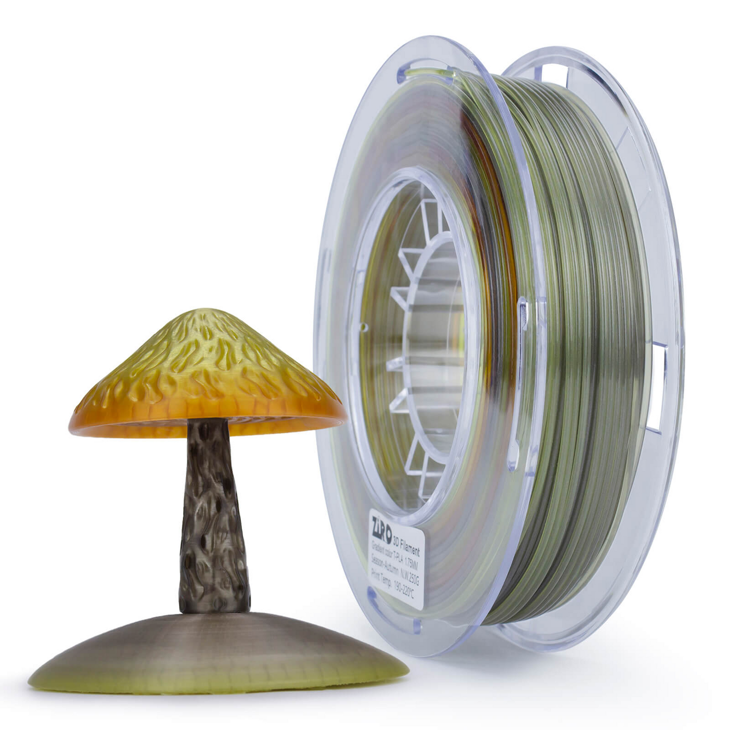 ZIRO Gradient Translucent PLA – Autumn (1.75mm, 1kg)