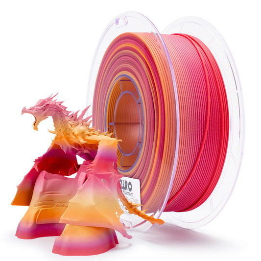 ZIRO Fast Gradient Matte PLA – Peachy Sunrise (1.75mm, 1kg)