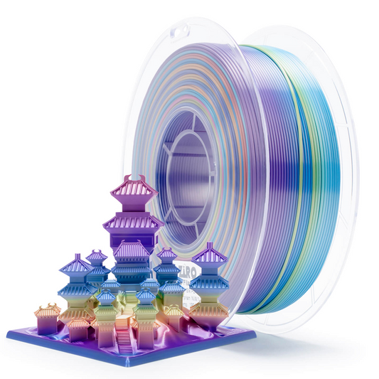 ZIRO Fast Gradient Silk PLA – Iridescent Prism (1.75mm, 1kg)