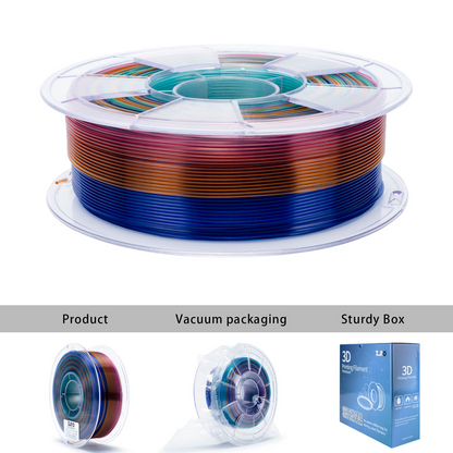 ZIRO Gradient Translucent PLA – Crystal Prism (1.75mm, 1kg)