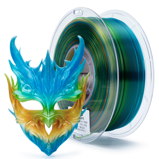 ZIRO Gradient Translucent PLA – Crystal Wave (1.75mm, 1kg)
