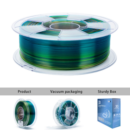 ZIRO Gradient Translucent PLA – Crystal Wave (1.75mm, 1kg)