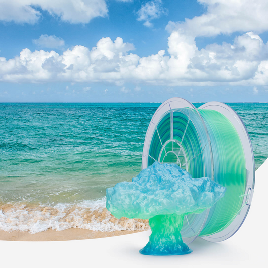 ZIRO Gradient Translucent PLA – Summer (1.75mm, 1kg)