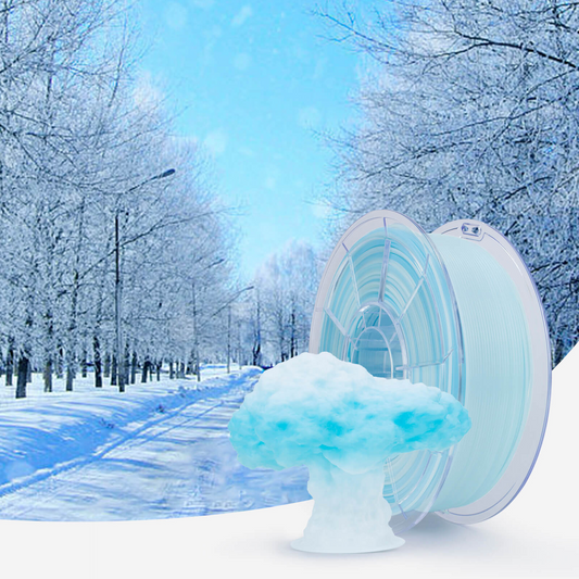 ZIRO Gradient Translucent PLA – Winter (1.75mm, 1kg)