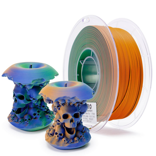 ZIRO Tri-Color Matte PLA Filament – 1.75mm, Rusted Jungle, 1kg